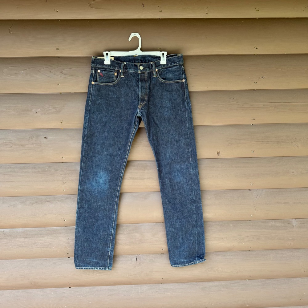 Polo Ralph Lauren Jeans Mens 32x32 Dark Wash Indigo Authentic Denim Straight Leg